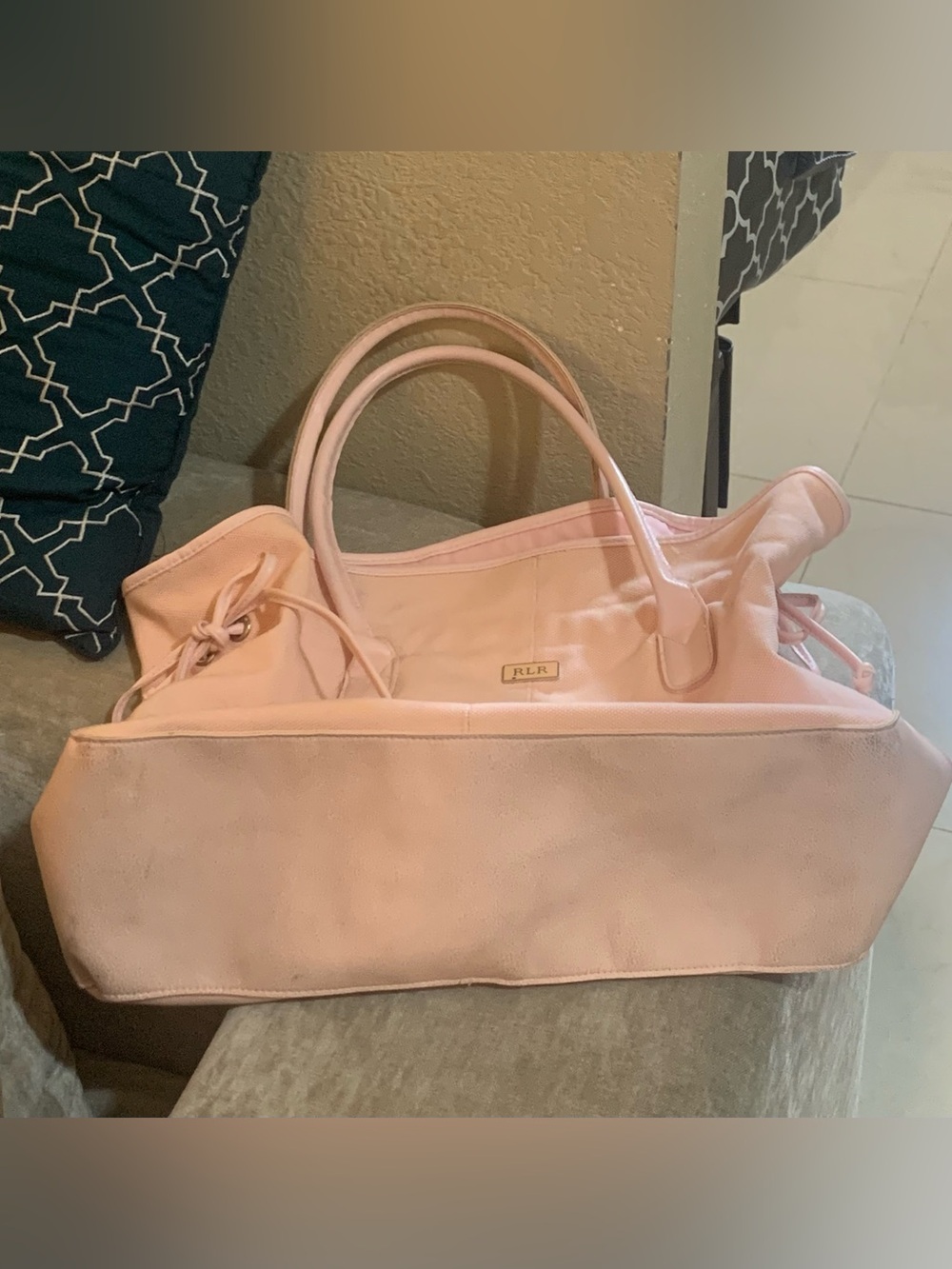 Ralph Lauren Y2K Light Pink Tote Bag - Picture 8 of 10